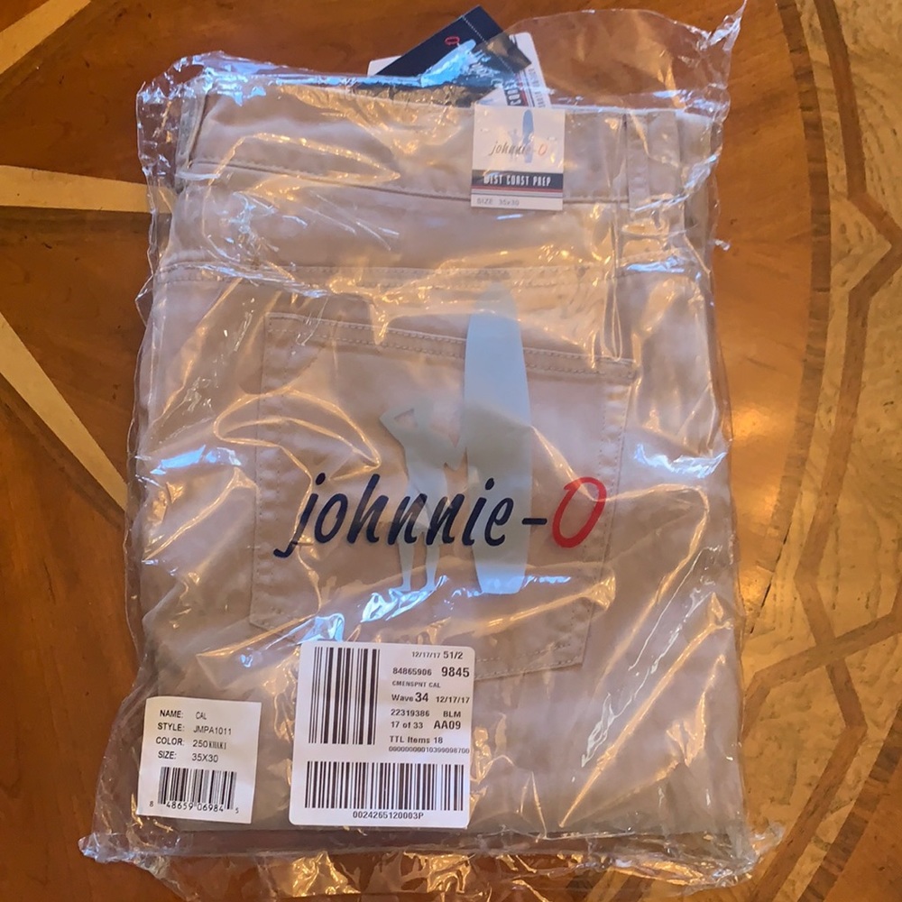 Men’s Johnnie-O Khakis size 35x30